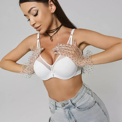 Brasier Realce con Detalle en Malla