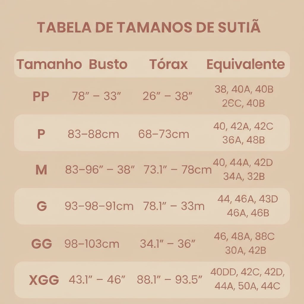 Sutiã Push-Up com Bojo Gel